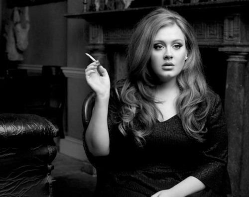 Adele-21-black-and-white-photo
